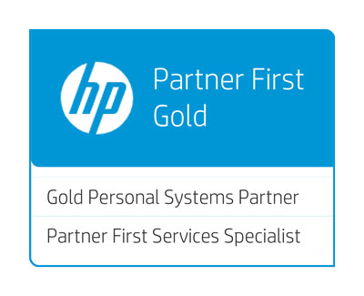 HP Partner First Gold logo